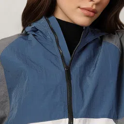 CHKOKKO Colorblock Women Wind Cheater image 4