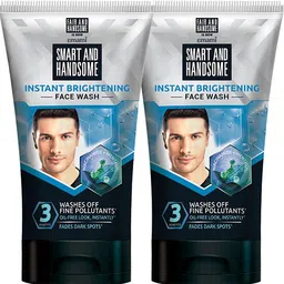 smart and handsome Instant Brightening |Fades Dark Spots|100GM Each Face Wash-picture-18