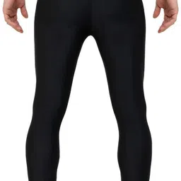 kyk Solid Men Black Tights image 2