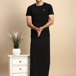 ramraj cotton Men Cotton Blend Shirt Dhoti Set image 5