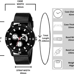 lupozu smart watch strap/smart clip/boys Analog Watch - For Boys Watch is good , strap also feels good on hand. image 2