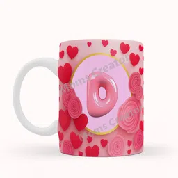acrebees Personalized D Alphabet Coffee|Perfect Birthday Anniversary Valentine Gift Ceramic Coffee Mug image 4