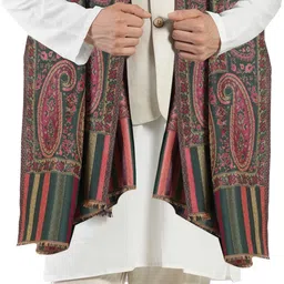 manra Wool Paisley Men Shawl image 3