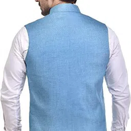 seetoo Solid Men Waistcoat image 2