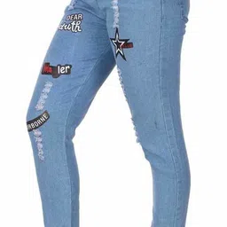 stylokat Women Jogger Fit Mid Rise Dark Blue Jeans image 3