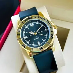 calf & co. New Trandy Stylish Analog Collection Watch_Calf_55_Calf_Gold_Black Analog Watch - For Men Calf_55_Calf_Gold_Black image 2