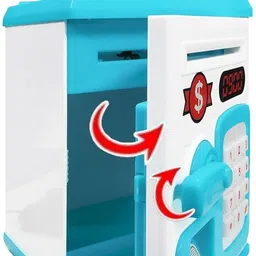 gothi Kids Money Safe ATM Toy with Finger Print Sensor, Piggy Savings Money Bank Coin Bank-picture-25