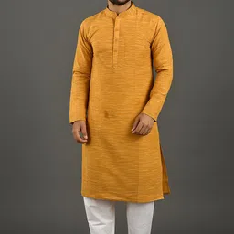 tarannum Men Khadi Cotton Kurta Pyjama Set-picture-31