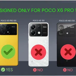 mobile mart Back Cover for Poco X6 Pro 5G image 2