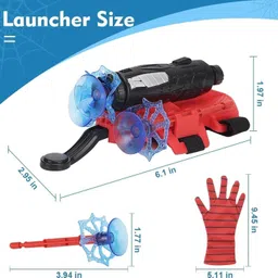 kidzkollection Kids Spider Man Web Shooter And Launcher image 4