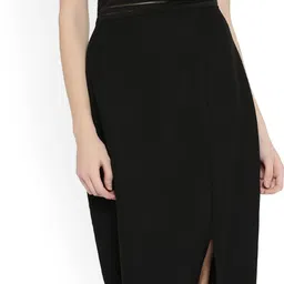 rare Women Maxi Black Full Length Dress-picture-10