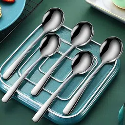 arscart Heavy material Stainless Steel Soup Spoon Set-picture-19
