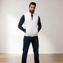 suggest sports Men Striped Bomber Jacket image 4