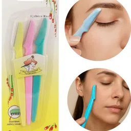 hidden beauty Eyebrow Razor, Face and Eyebrow Hair Shaper Razor Knife Shaver Trimmer Shaving.., Men & Women-picture-37