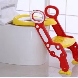 gocart Potty Training Seat, with Step Stool Ladder for Kids and Baby, Non-Slip Kids Toilet Training Seat, Toddlers Potty Ring Comfort Soft Cushion for Round and Oval Toilets Potty Seat-picture-24