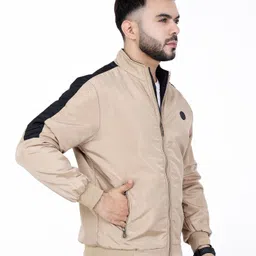 dollar Men Printed Bomber Jacket image 1