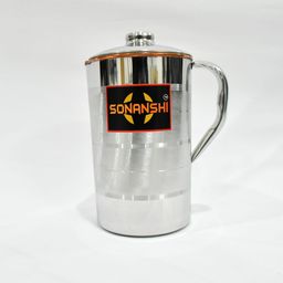 sonanshi 1.25 L Copper, Stainless Steel Water Jug-picture-0