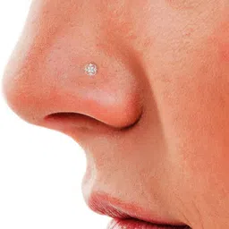 avsar Riyanshi 18kt Diamond Rose Gold Nose Wire image 3