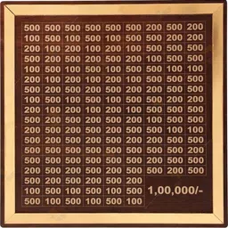 miboo Wooden Money Saving Box| Cash Saver Money Box with Counting Target|wooden Coin Bank image 1