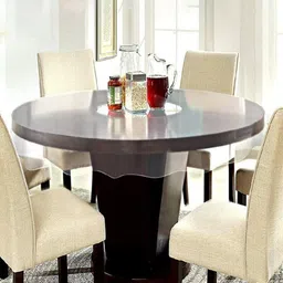 CASA-NEST Transparent Round Waterproof 4-Seater Table Cover image 2