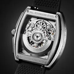 CIGA Design Men Dial & Straps Analogue Automatic Motion Powered Watch Z031-TITI-W15BK image 3