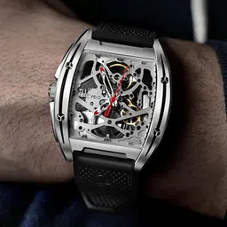 CIGA Design Men Dial & Straps Analogue Automatic Motion Powered Watch Z031-TITI-W15BK image 5