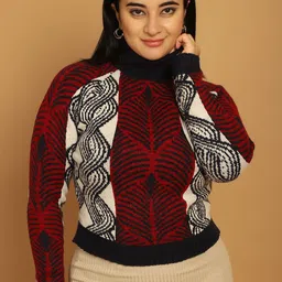 NoBarr Women Chevron Printed Pullover-picture-35
