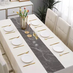 HOKIPO Brown Textured Table Runner-picture-41