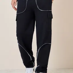 Styli Men Cotton Relaxed-Fit Track Pants-picture-20