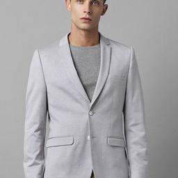 Louis Philippe Sport Slim Fit Pure Cotton Single Breasted Blazer-picture-9