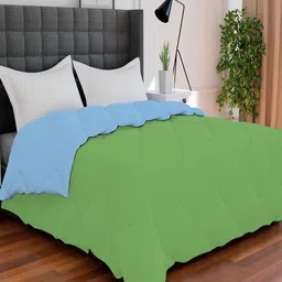 AVI reversible Green & Blue Mild Winter 233 GSM Double Bed Comforter-picture-20