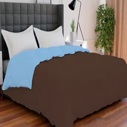 AVI Brown & Blue Mild Winter 250 GSM Double Bed Comforter-image-58