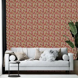 Wallpics Pink & White Abstract Printed Self-Adhesive Wallpaper-picture-15