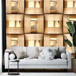 Wallpics Beige & Grey Printed Self-Adhesive Wallpaper-image-89