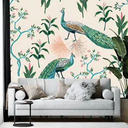 Wallpics Green & Blue Printed Self-Adhesive Wallpaper-picture-21