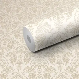 WALLWEAR White & Beige Floral Printed Wall Sticker-picture-18