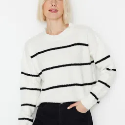 Trendyol Striped Long Sleeve Pullover-picture-41