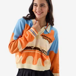 The Souled Store Graphic Printed Acrylic Pullover-picture-33