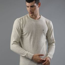 t-base Men Grey Pullover Sweater-picture-6