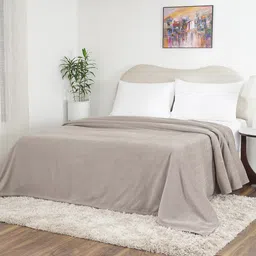 MASPAR Grey 240TC Double Queen Bed Covers image 1