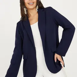 Styli Regular Fit Single Breasted Blazer-picture-11