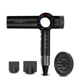 Ikonic Professional Hair Dryer ID 2.0 - Black and Metallic Silver-picture-0