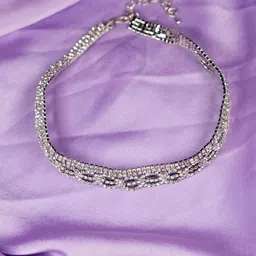 SALTY Princess Diana Silver Choker Necklace-picture-23