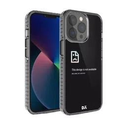 DailyObjects Transparent & Black Printed iPhone 13 Pro Back Cover-picture-36