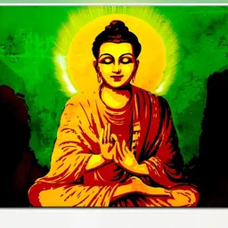 Wallpics Yellow & Orange Religious Wallpaper-image-34