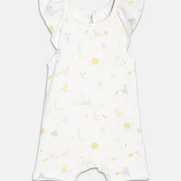 Broon  Infant Girls Printed Organic Cotton Romper-image-66