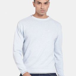 t-base Plus Size Men Round Neck Cotton Pullover Sweater-picture-25