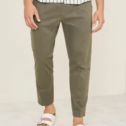 Styli Men Slim Fit Elasticated Waistband Twill Jogger-picture-41