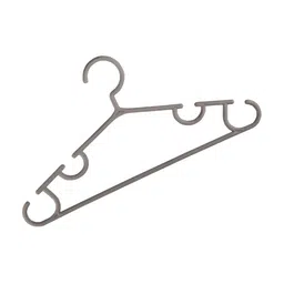 Kuber Industries 40Pcs Grey & Blue Bar Hangers image 3