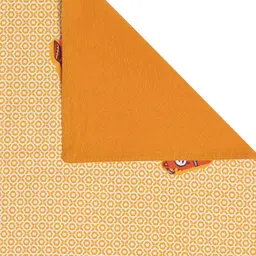 BLANC9 Orange-Coloured & Pink Pure Cotton Table Runner image 3